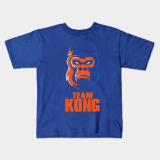 Godzilla vs Kong - Official Team Kong King Kids T-Shirt